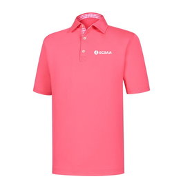 FootJoy FootJoy Lisle Solid Gingham Trim Polo