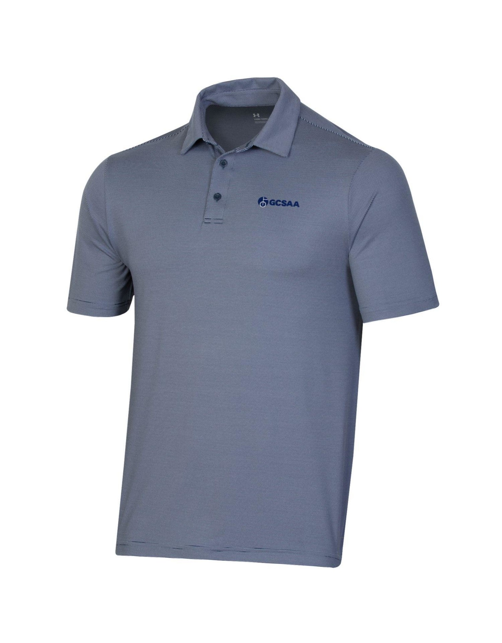 UnderArmour UA T2 Green Trail Stripe Polo - Small