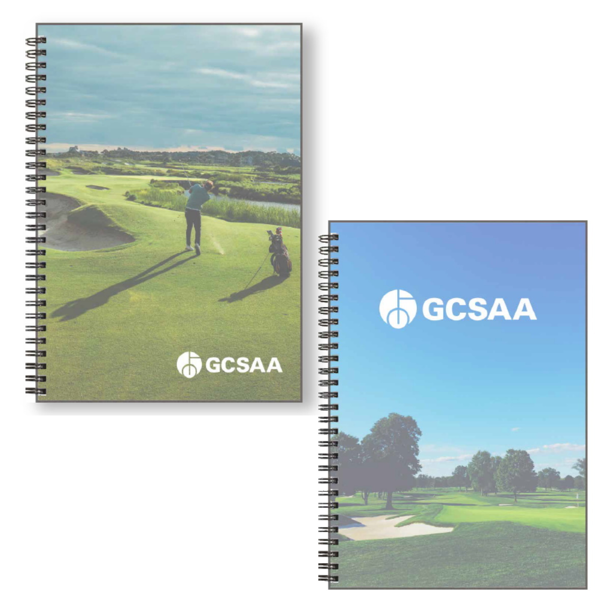 5x7 spiral notebook golf golf course superintendents association of