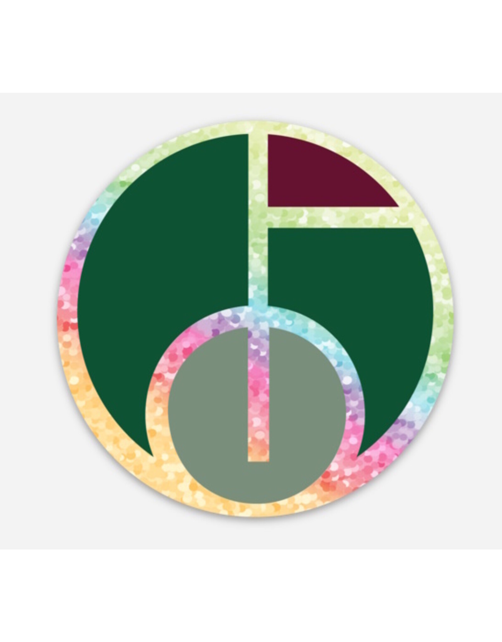 GCSAA Glitter Stickers - Icon