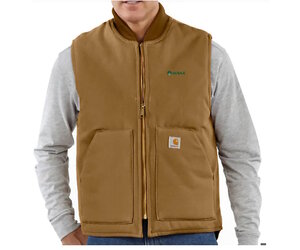 USA製 Carhartt Duck Vest VQ186 M size 腰ゴム USA製 Carhartt Duck Vest VQ186 M size 腰ゴム