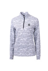 Cutter & Buck Ladies C&B Traverse Camo 1/4 Zip - 2XL