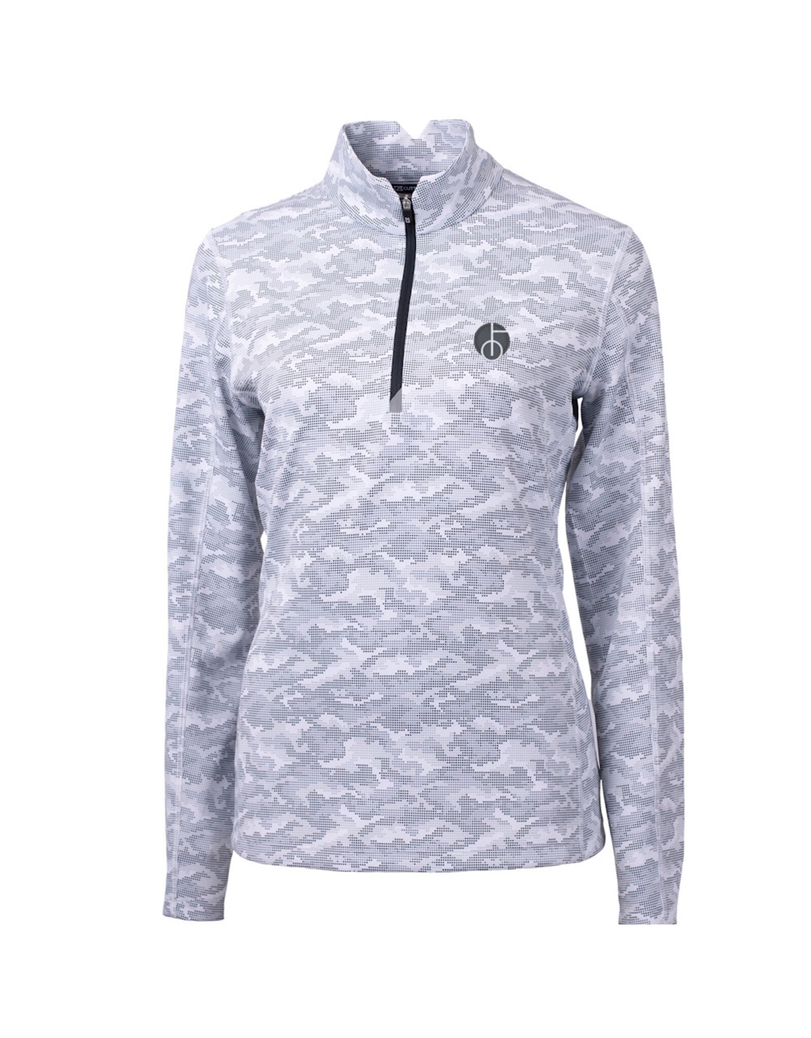 Cutter & Buck Ladies C&B Traverse Camo 1/4 Zip - 2XL