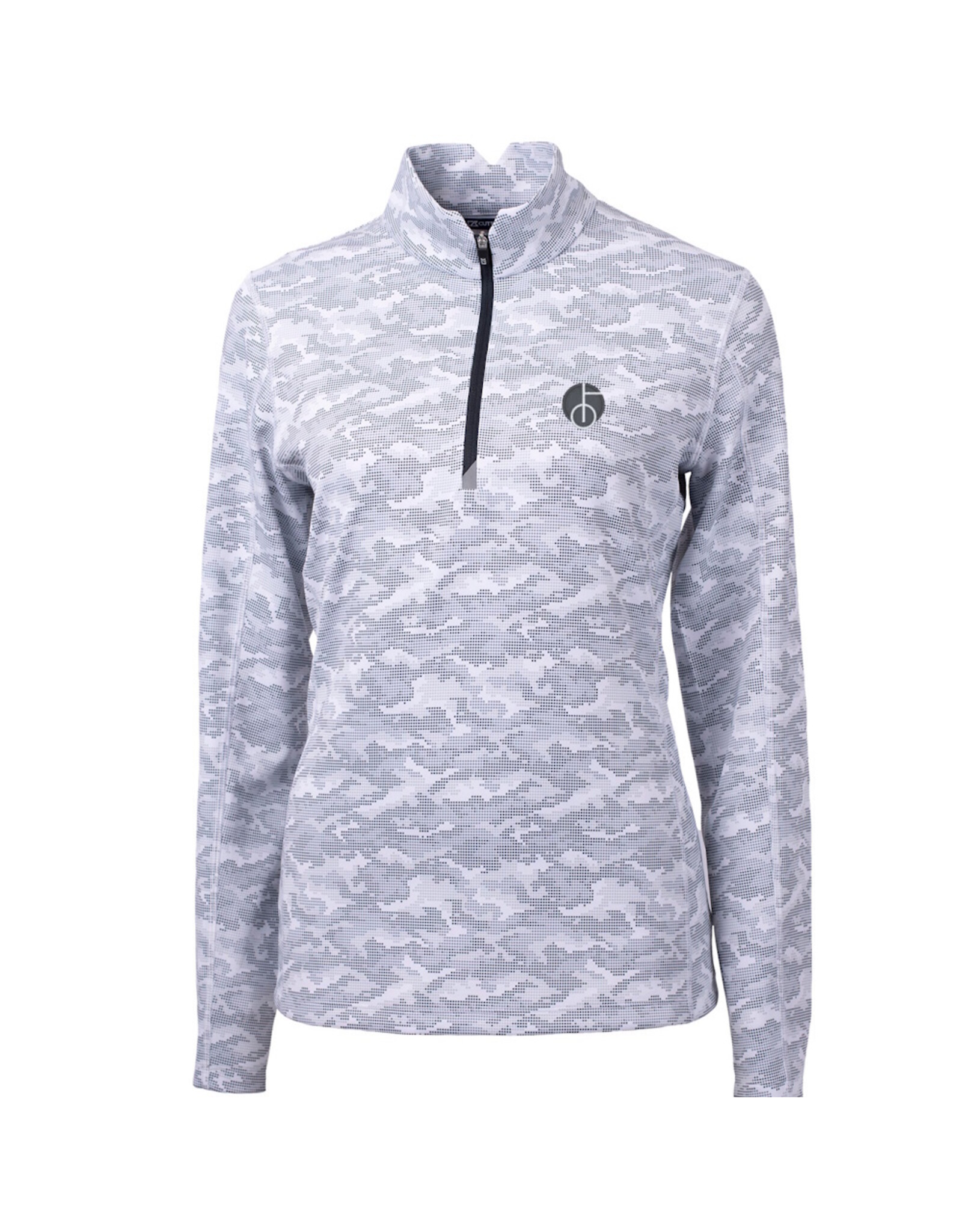 Cutter & Buck Ladies C&B Traverse Camo 1/4 Zip