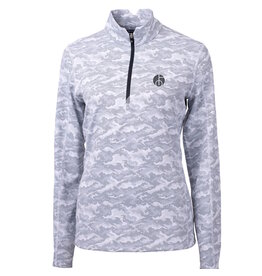 Cutter & Buck LADIES C&B Traverse Camo 1/4 Zip - 2XL