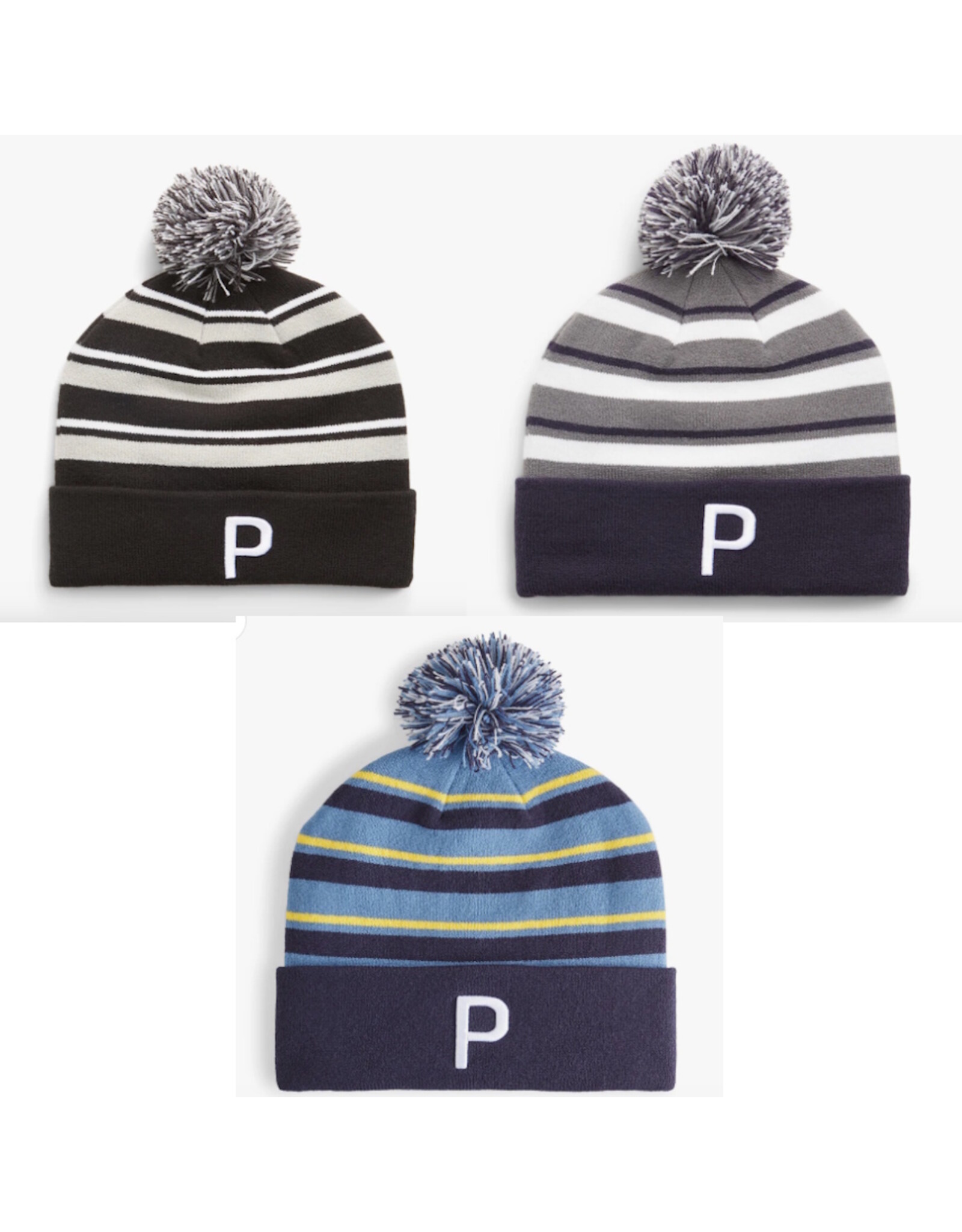 Puma Puma Stripe Pom Beanie
