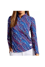 IBKUL Ladies IBKUL Patriotic 1/4 Zip