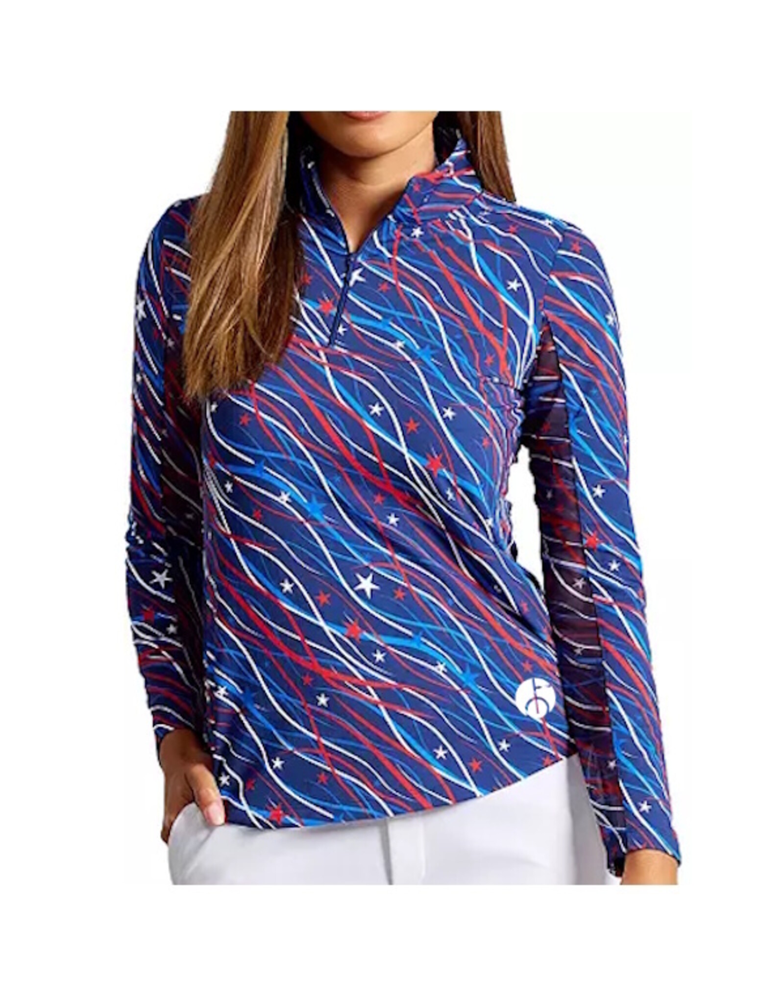 IBKUL Ladies IBKUL Patriotic 1/4 Zip