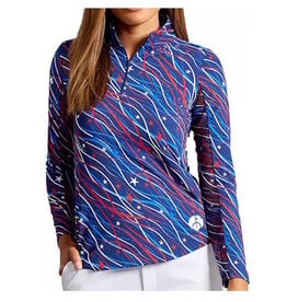 IBKUL Ladies IBKUL Patriotic 1/4 Zip