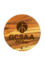 Acacia Wood Round Coaster Set