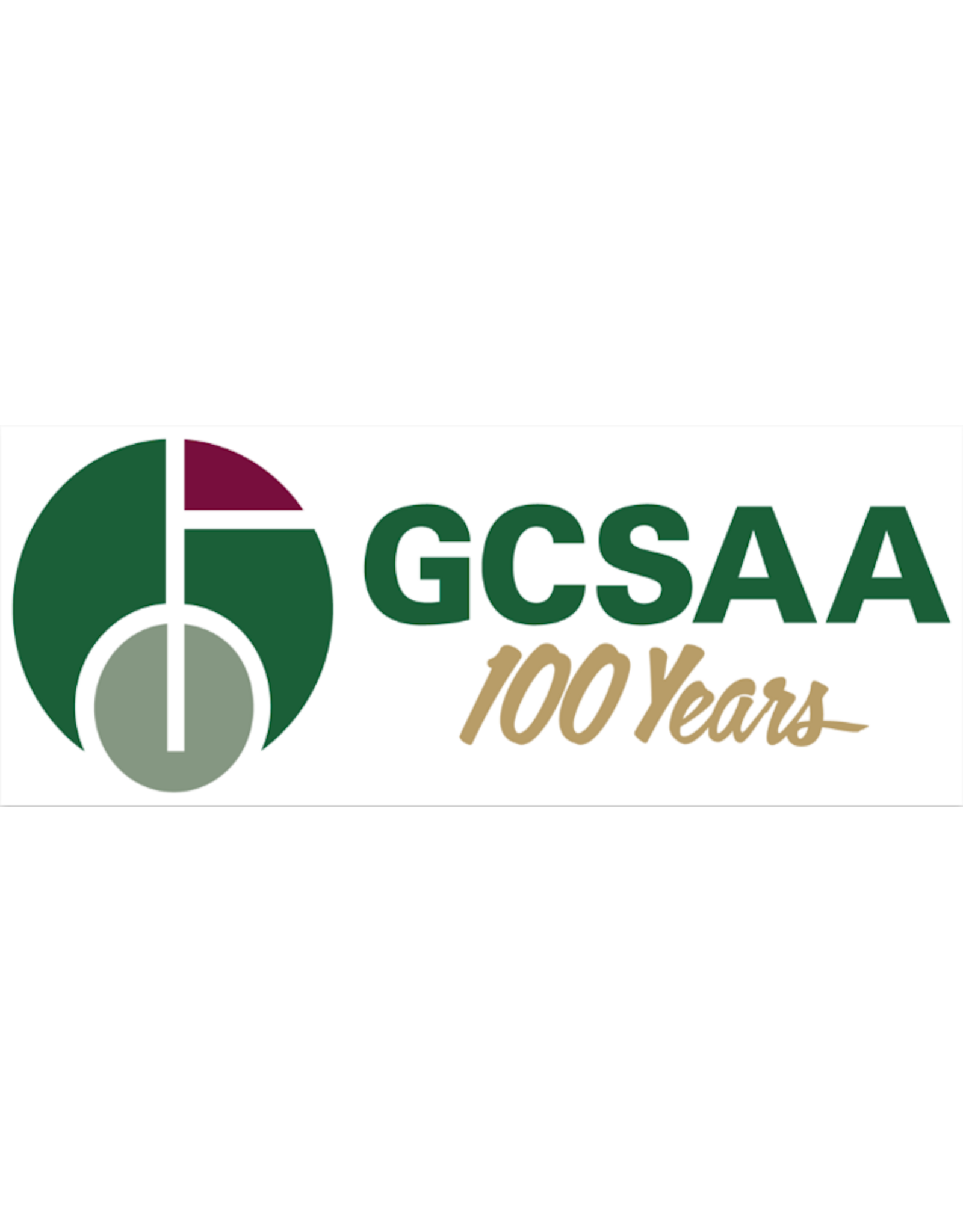 GCSAA 100 Year Bumper Sticker
