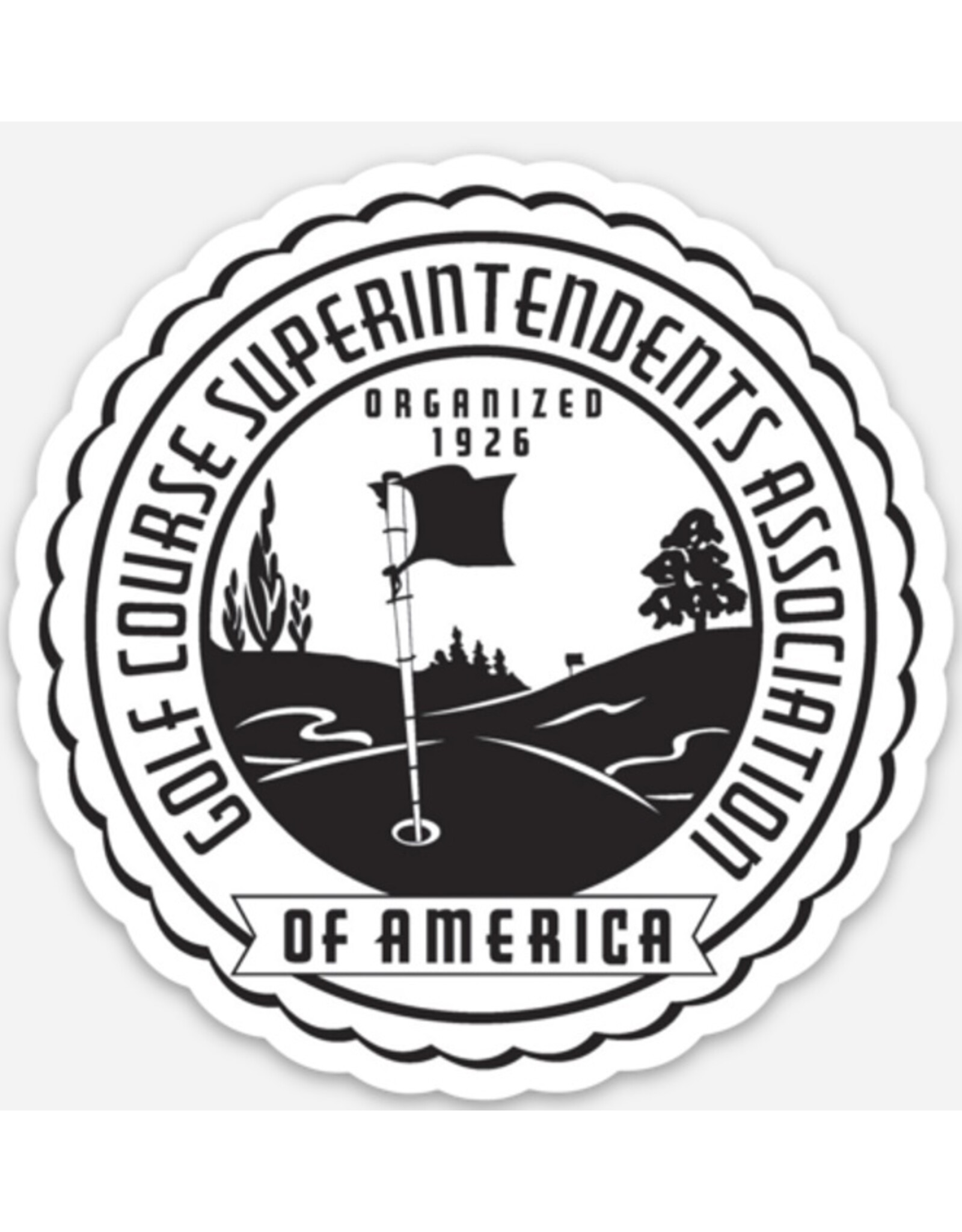 GCSAA Sticker - Retro