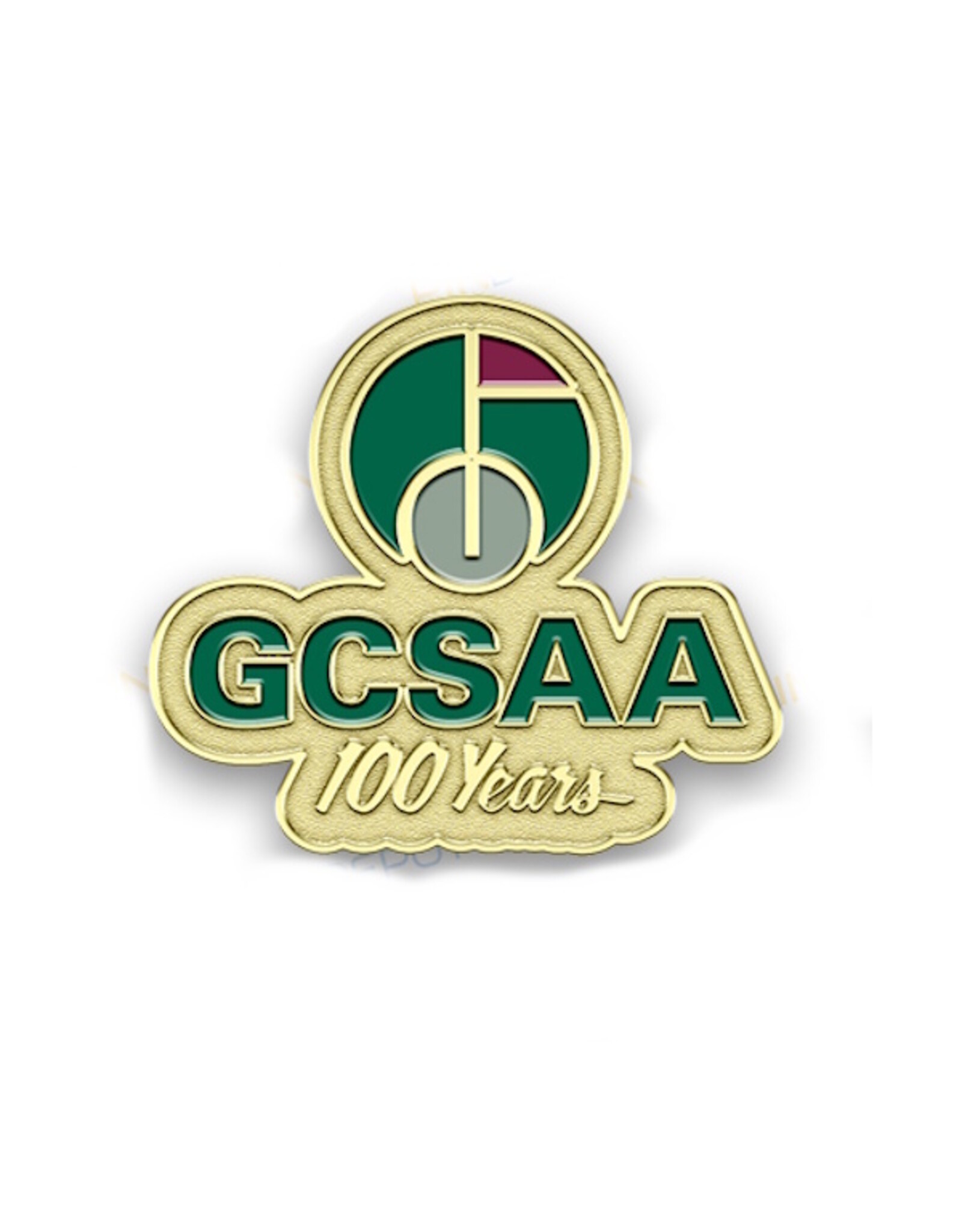 GCSAA 100 year Lapel Pin - Stacked