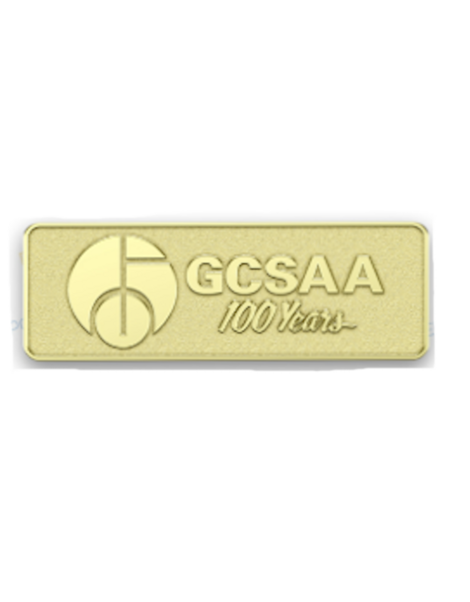 GCSAA 100 Year Lapel Pin - Words
