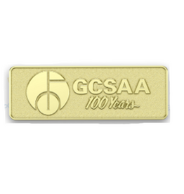 GCSAA 100 Year Lapel Pin - Words