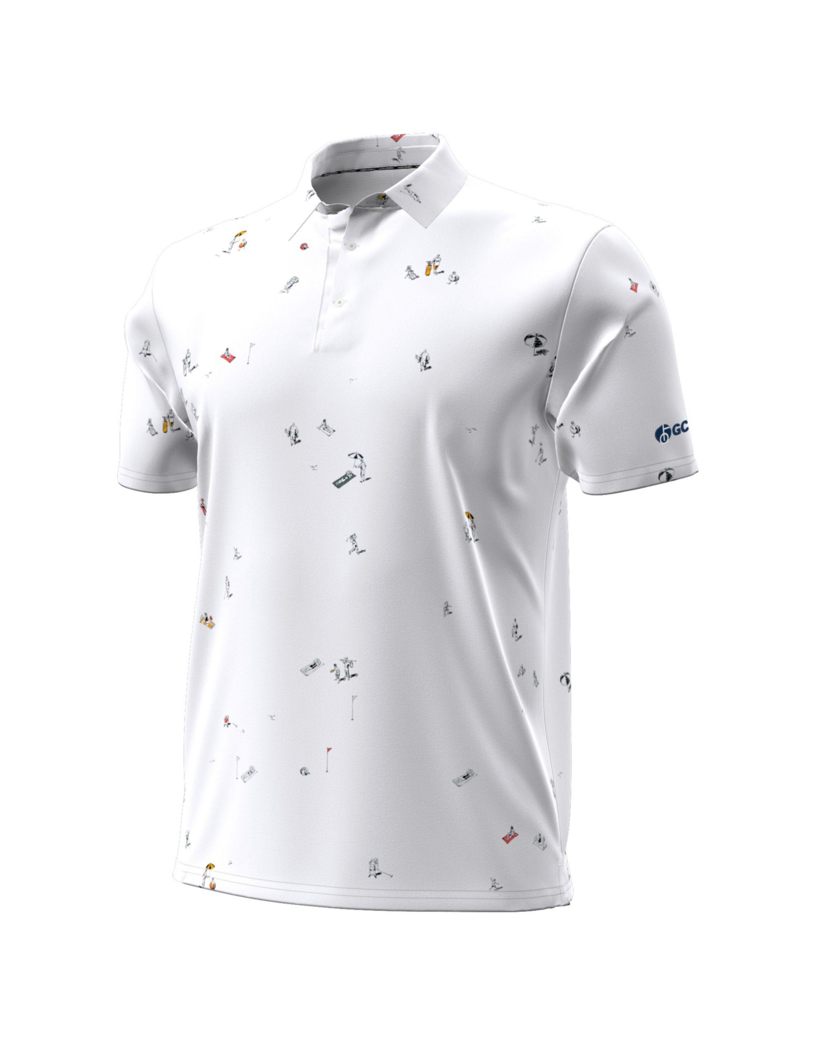 UnderArmour UA Beach Golf Motif Polo