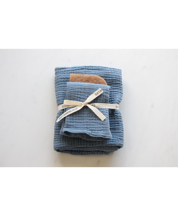 Tea Towel and Wash Cloth Set by Les Écolorés
