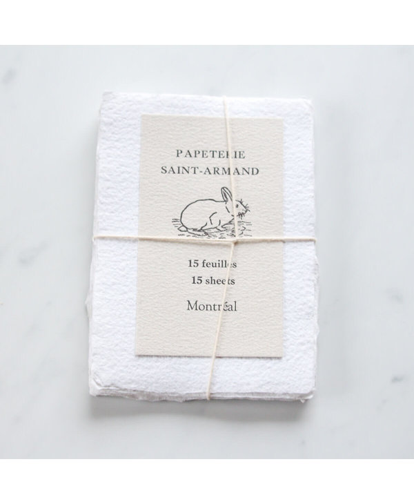 Small Handmade Cotton Paper by Papeterie St. Armand