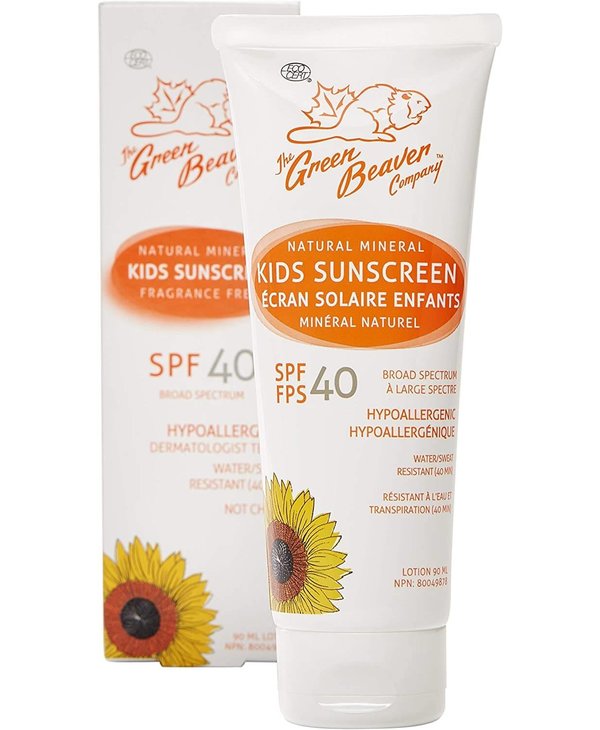 Certified Organic Sunscreen by Green Beaver