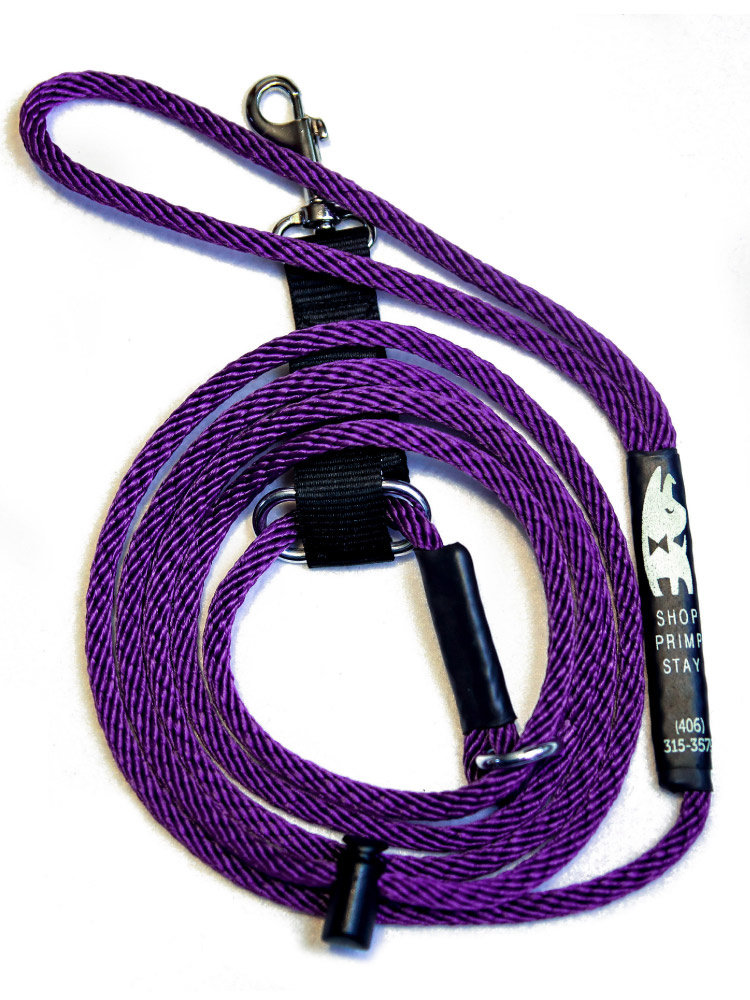 Heather Heroes Sidekick Purple Mini 1/4" Leash