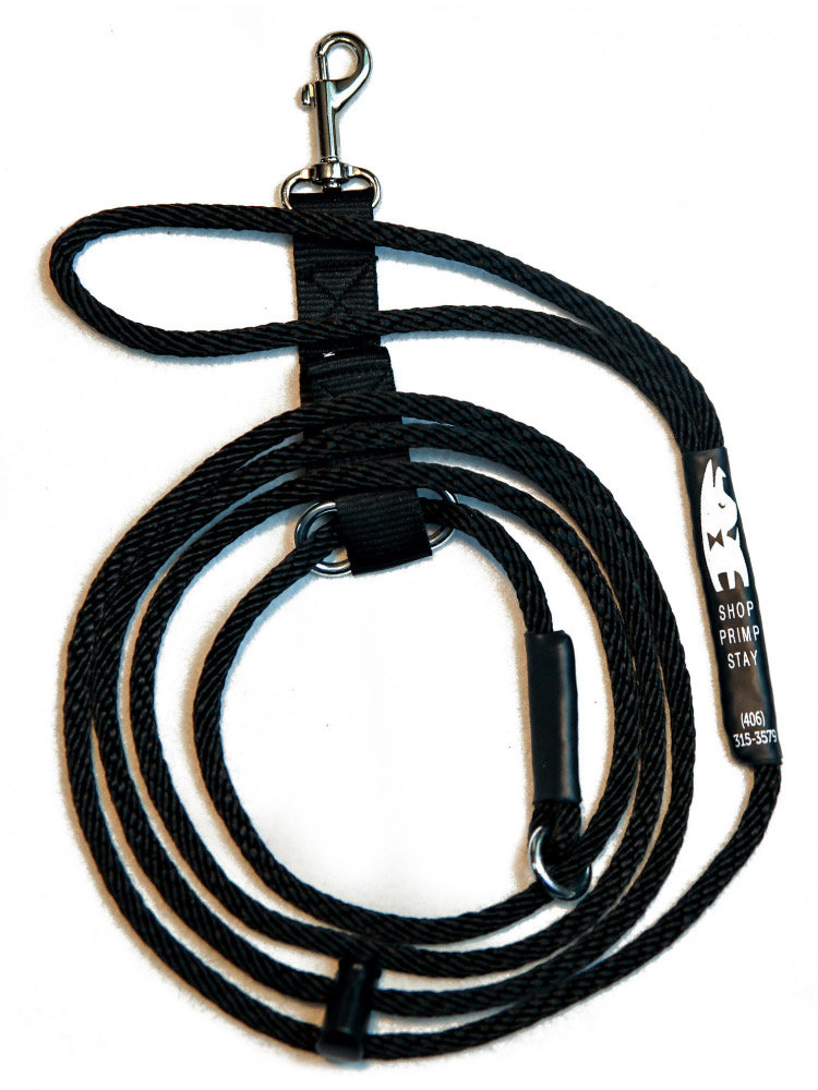 Heather Heroes Sidekick Black Mini 1/4" Leash