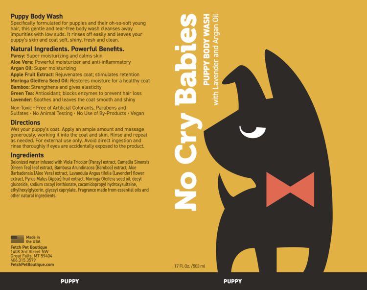 Fetch No Cry Babies Puppy Body Wash