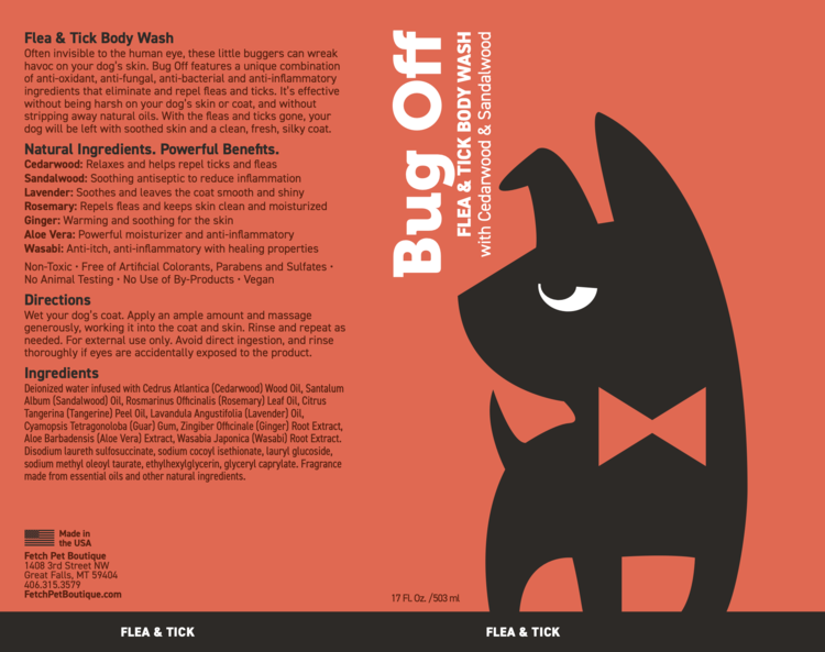 Fetch Bug Off Flea & Tick Body Wash