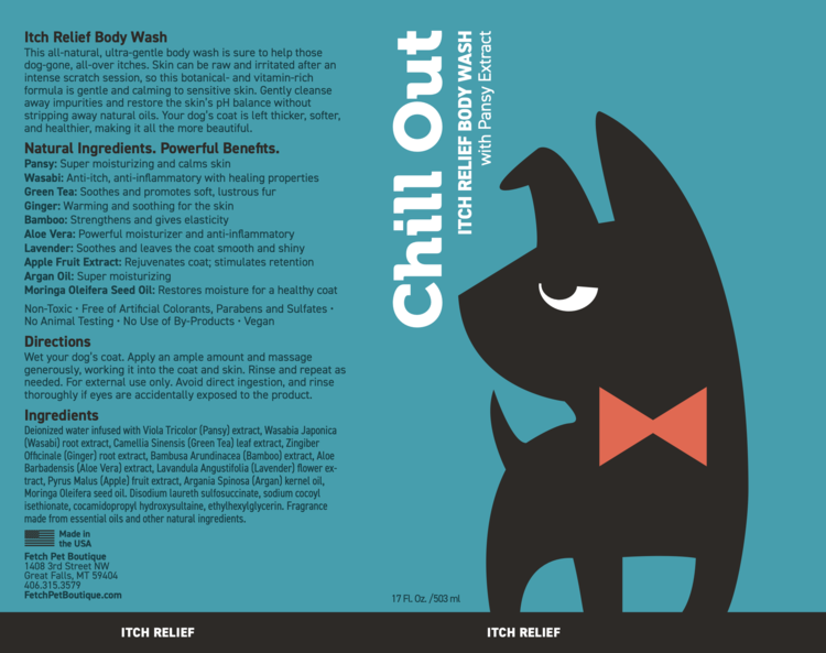 Fetch Chill Out Itch Relief Body Wash