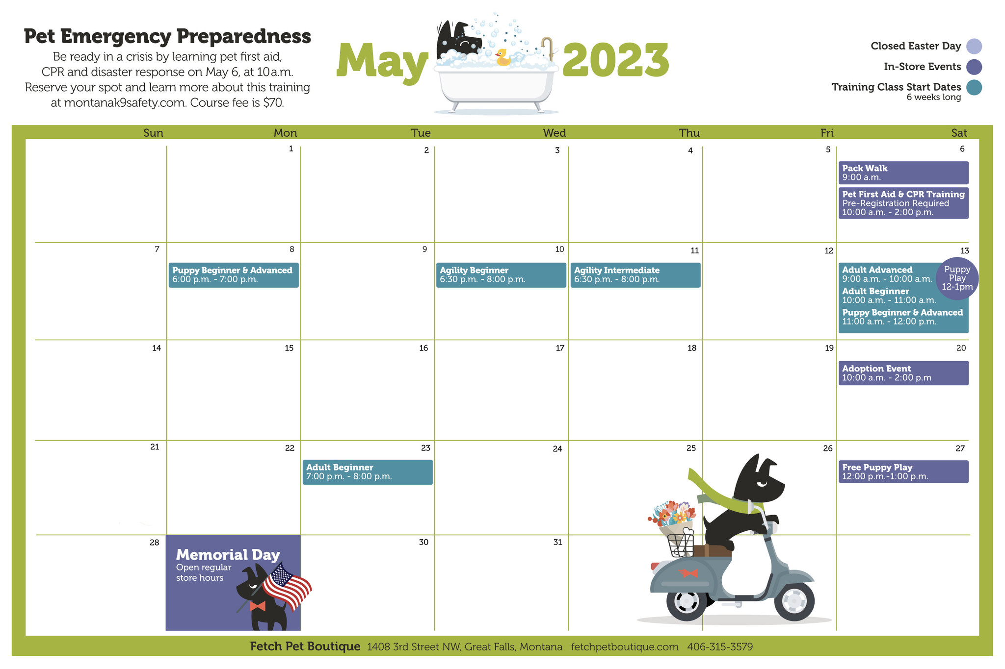 EVENTS Fetch Pet Boutique