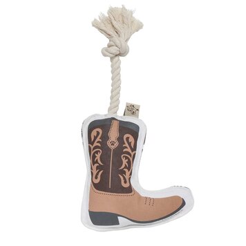 Speckle and Spot Cowboy Boot Rope Toy