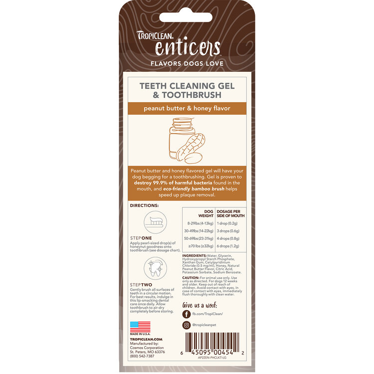 Tropiclean Dog Toothbrush PB L