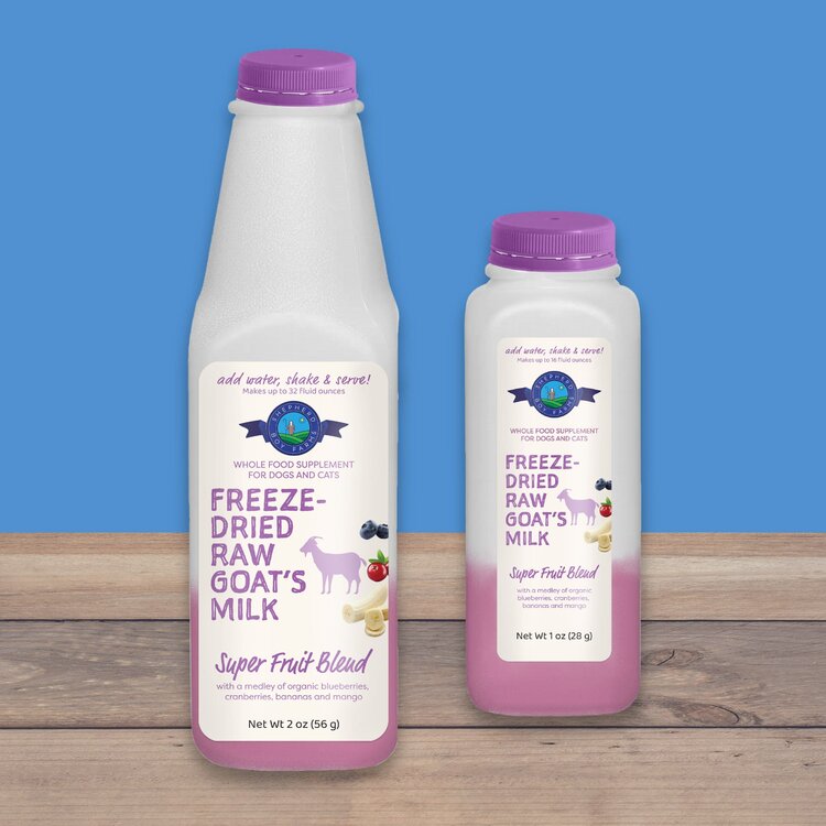 Shepherd Boys Farms FD Raw Goat Milk Super Fruit Blend 32oz