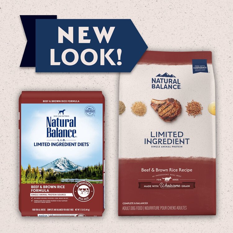 Natural Balance Natural Balance LID Beef Brown Rice 24lb
