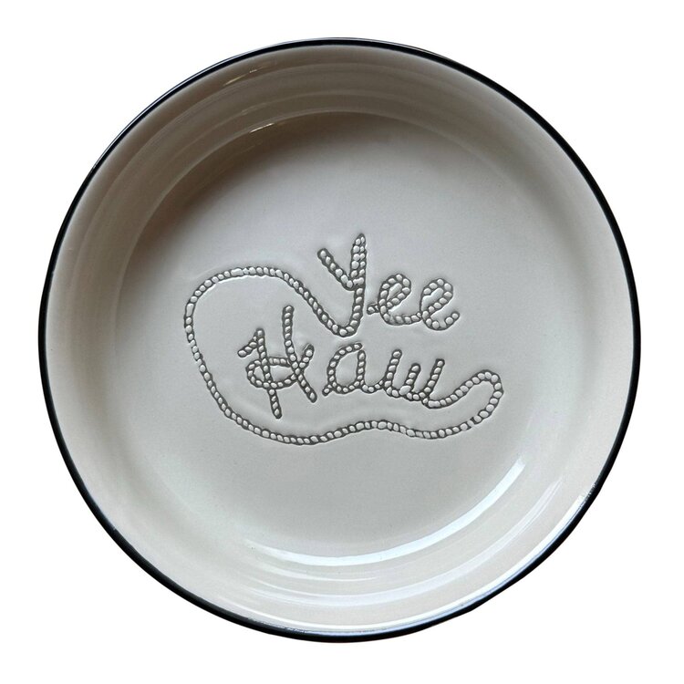 Speckle and Spot Yee Haw Pet Bowl
