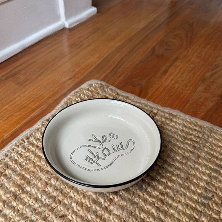 Speckle and Spot Yee Haw Pet Bowl