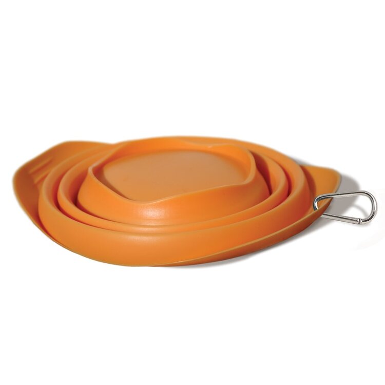 Kurgo Kurgo Collapsable Bowl Orange