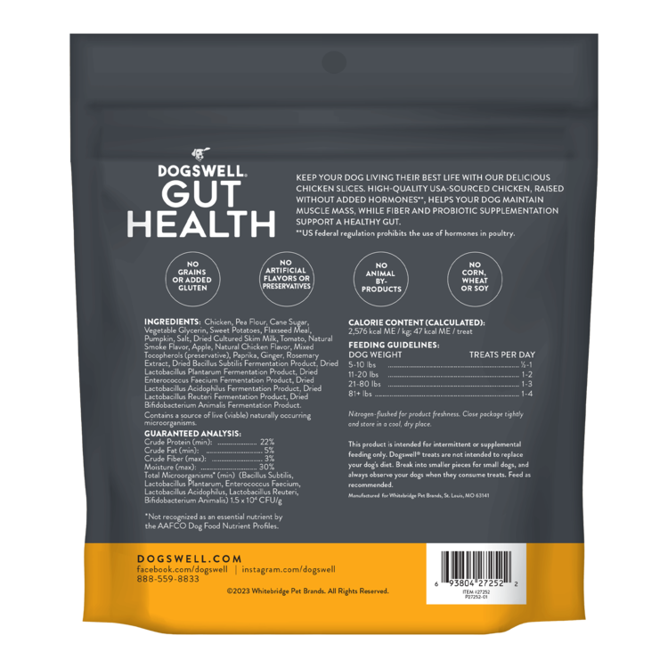 Dogswell Dogswell Gut Health Chicken Slices 8oz