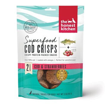 Superfood Cod Crips Cod & Strawberry 3oz