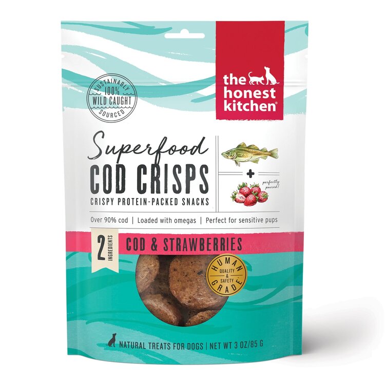 Superfood Cod Crips Cod & Strawberry 3oz