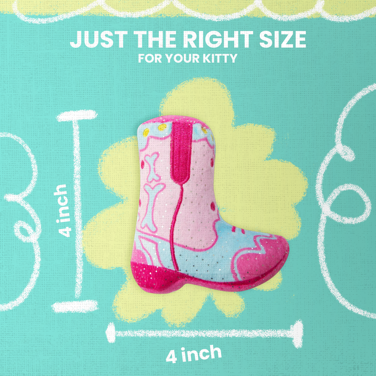 Kitty 2 Boot w/ Catnip Plush Toy