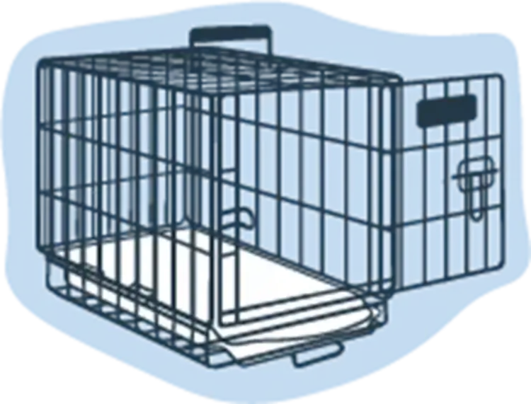 Tall Tails Crate Beds Grey XL