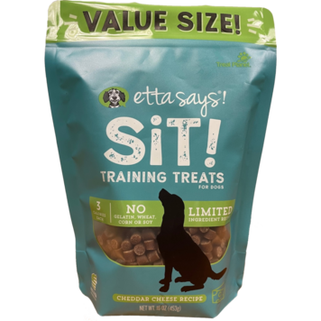 Etta Says Sit Training Treats Cheese 6oz