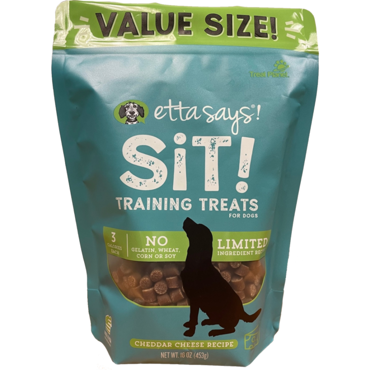 Etta Says Sit Training Treats Cheese 6oz
