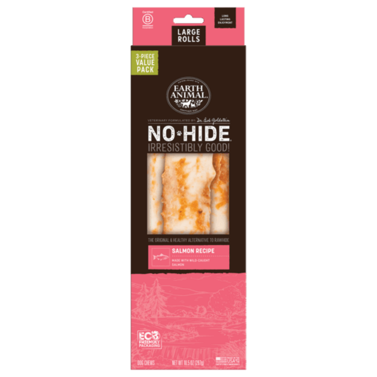 EARTH ANIMAL DOG NO-HIDE SALMON 7IN single