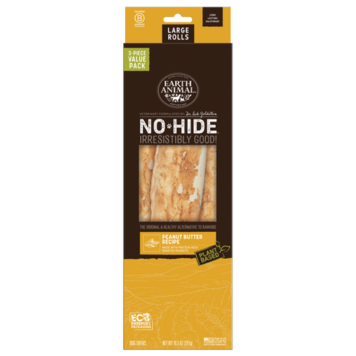 Earth Animal Dog No-Hide Peanut Butter 11IN single