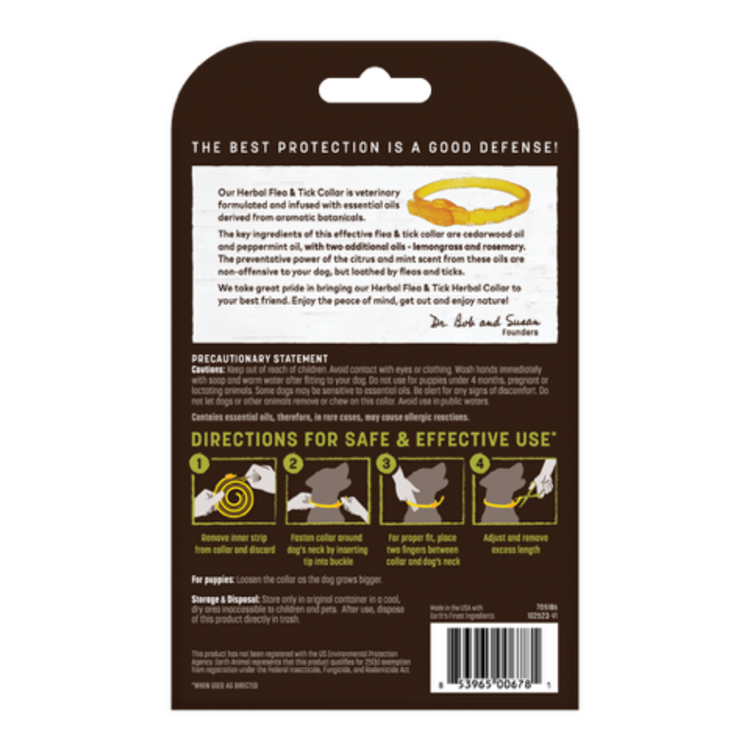 Nature's Pro Dog Herbal Flea/Tick Collar M