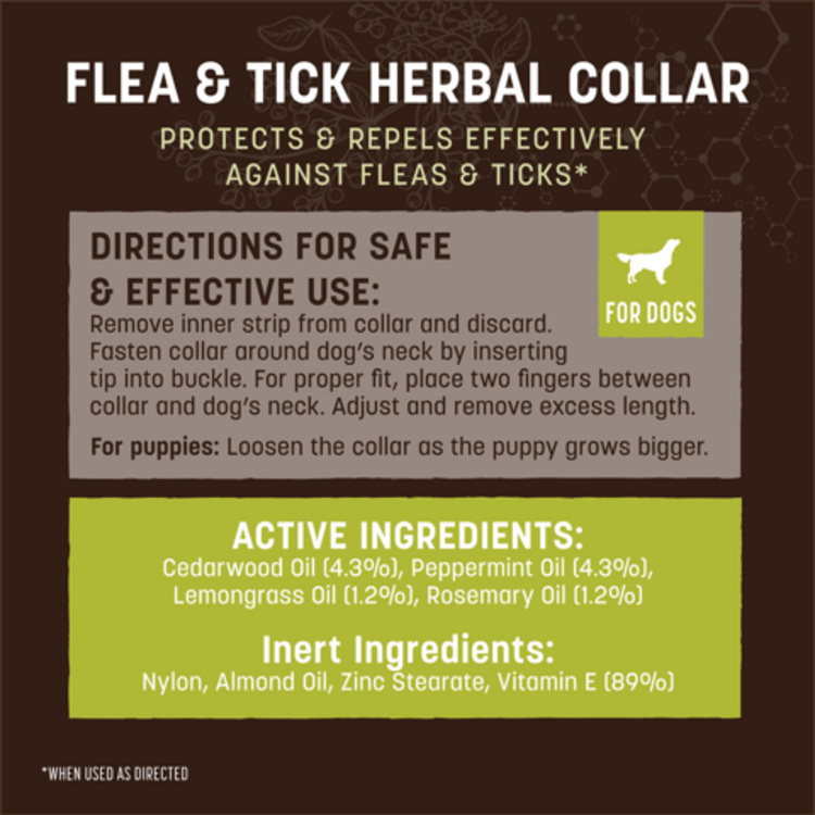 Nature's Pro Dog Herbal Flea/Tick Collar M