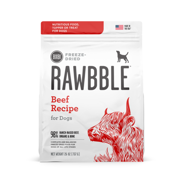 BIXBI RAWBBLE DOG FD BEEF 4.5OZ
