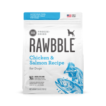 BIXBI RAWBBLE DOG FD SALMON & CHICKEN 4.5OZ