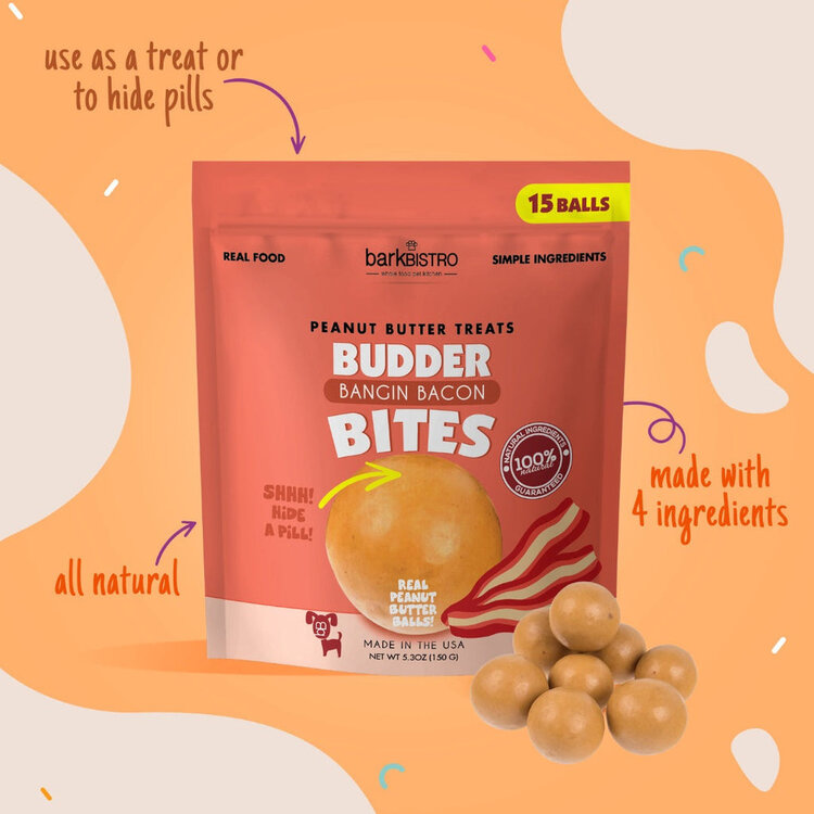 Bangin Bacon Buddy Budder Bites
